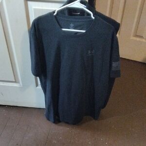 Under Armour Black Short Sleeve Crew Neck Training Tee